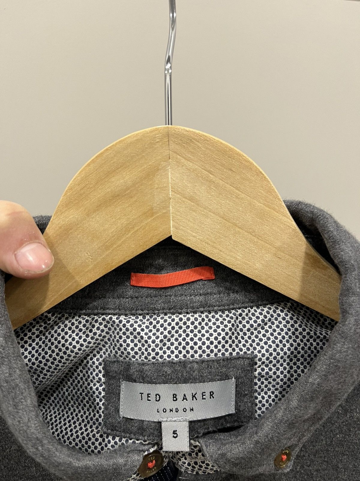 Ted Baker Ted Baker Polo Sht Sleeve Size 5 Men XL Black Collar Casual Size US XL / EU 56 / 4 - 4 Thumbnail
