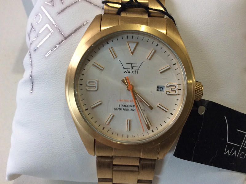 Designer Ltd men's gold dial gold stainless steel watch Size ONE SIZE - 4 Thumbnail