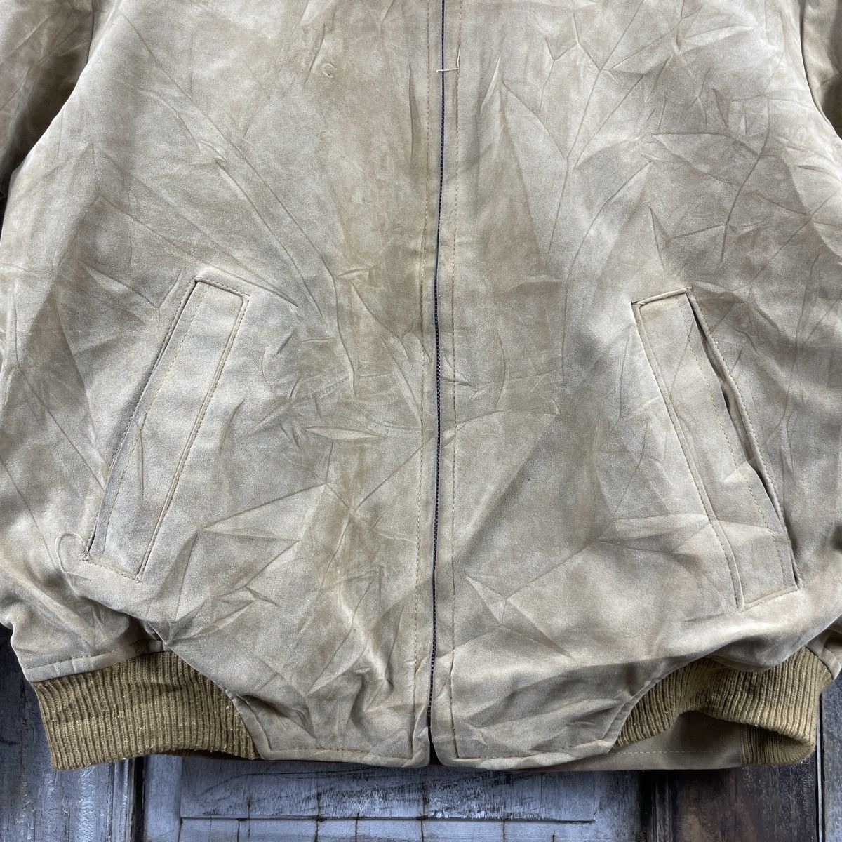 Japanese Brand Vintage Japanese Brand Leather Bomber Jacket Size US M / EU 48-50 / 2 - 5 Thumbnail