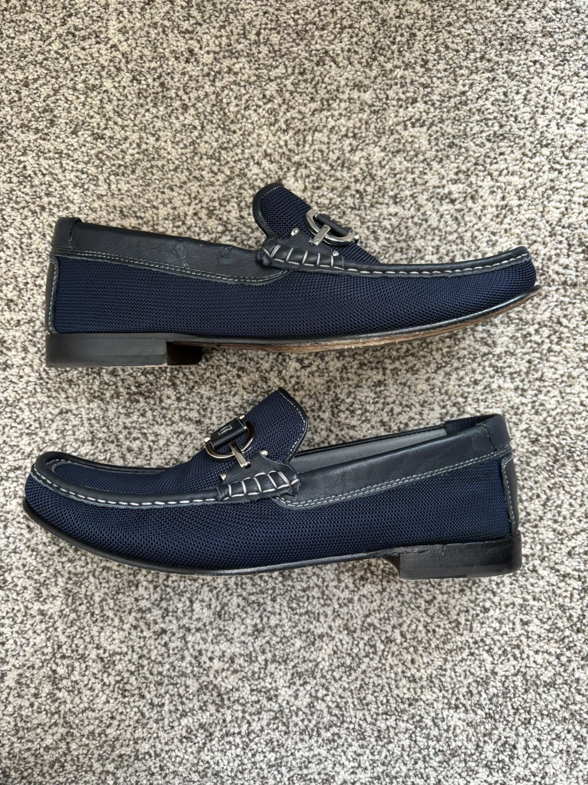 Donald Pliner Donald Pliner Dacio loafers in navy nylon Size US 9.5 / EU 42-43 - 1 Thumbnail