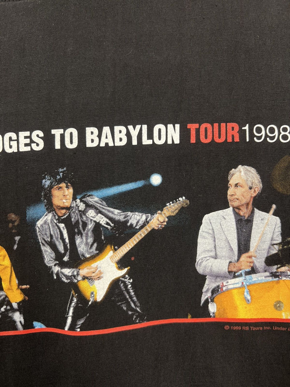 Band Tees × The Rolling Stones × Vintage VINTAGE 1998/99 THE ROLLING STONES BRIDGES TO BABYLON TOUR Size US XL / EU 56 / 4 - 6 Thumbnail