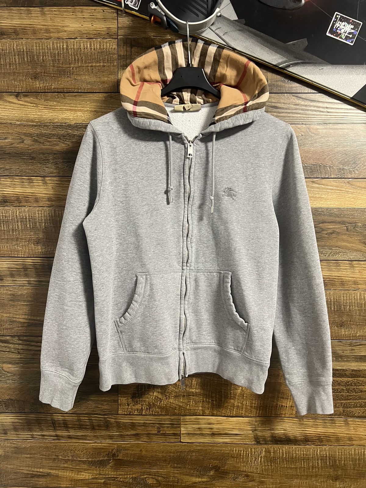 Burberry BURBERRY LONDON Nova Check Classic Logo Zip Up