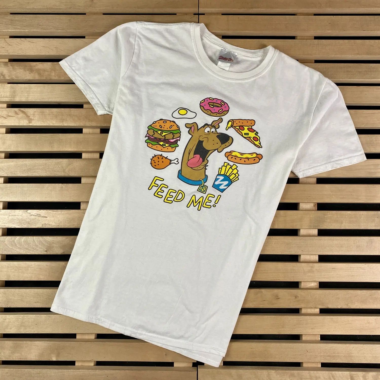 Vintage Mens Movie T-Shirt Scooby Doo Vintage Size L Big Print Size US L / EU 52-54 / 3 - 1 Thumbnail