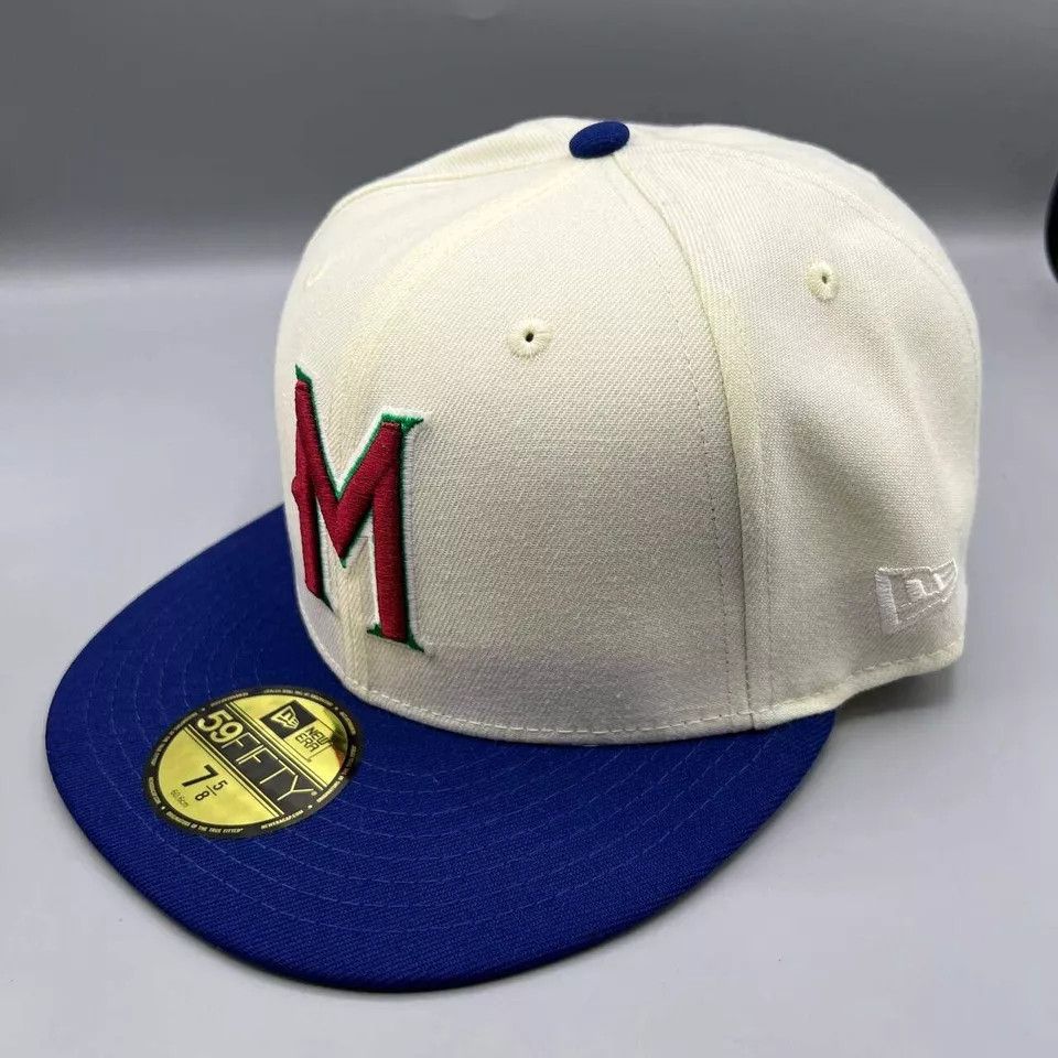New Era Milwaukee Brewers Hat Men 7 5/8 59Fifty New Era MLB Fitted Size ONE SIZE - 3 Thumbnail