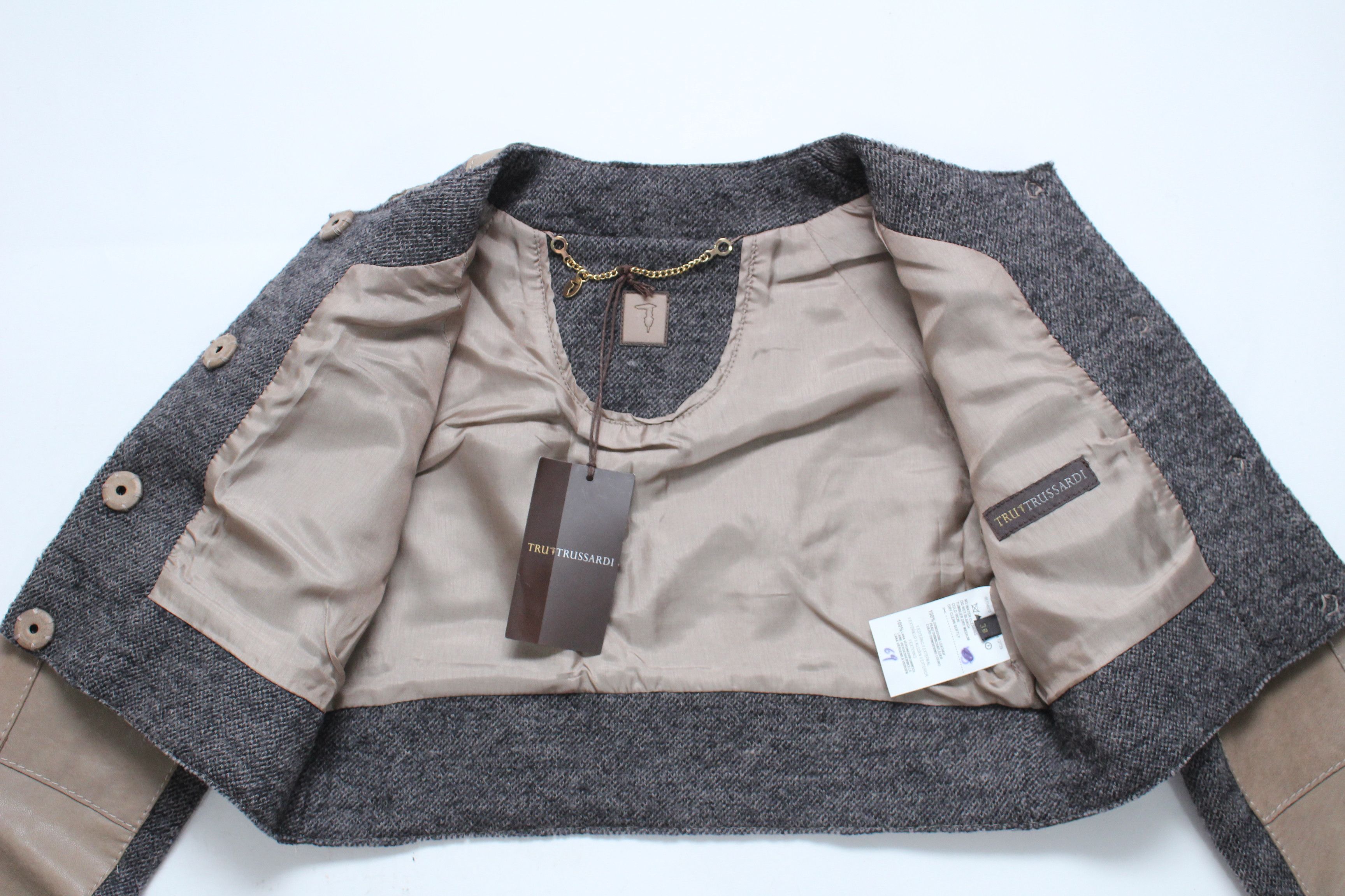 Trussardi Trussardi Leather Jacket Womens Size 38 Hype Rare Size XS / US 0-2 / IT 36-38 - 12 Thumbnail
