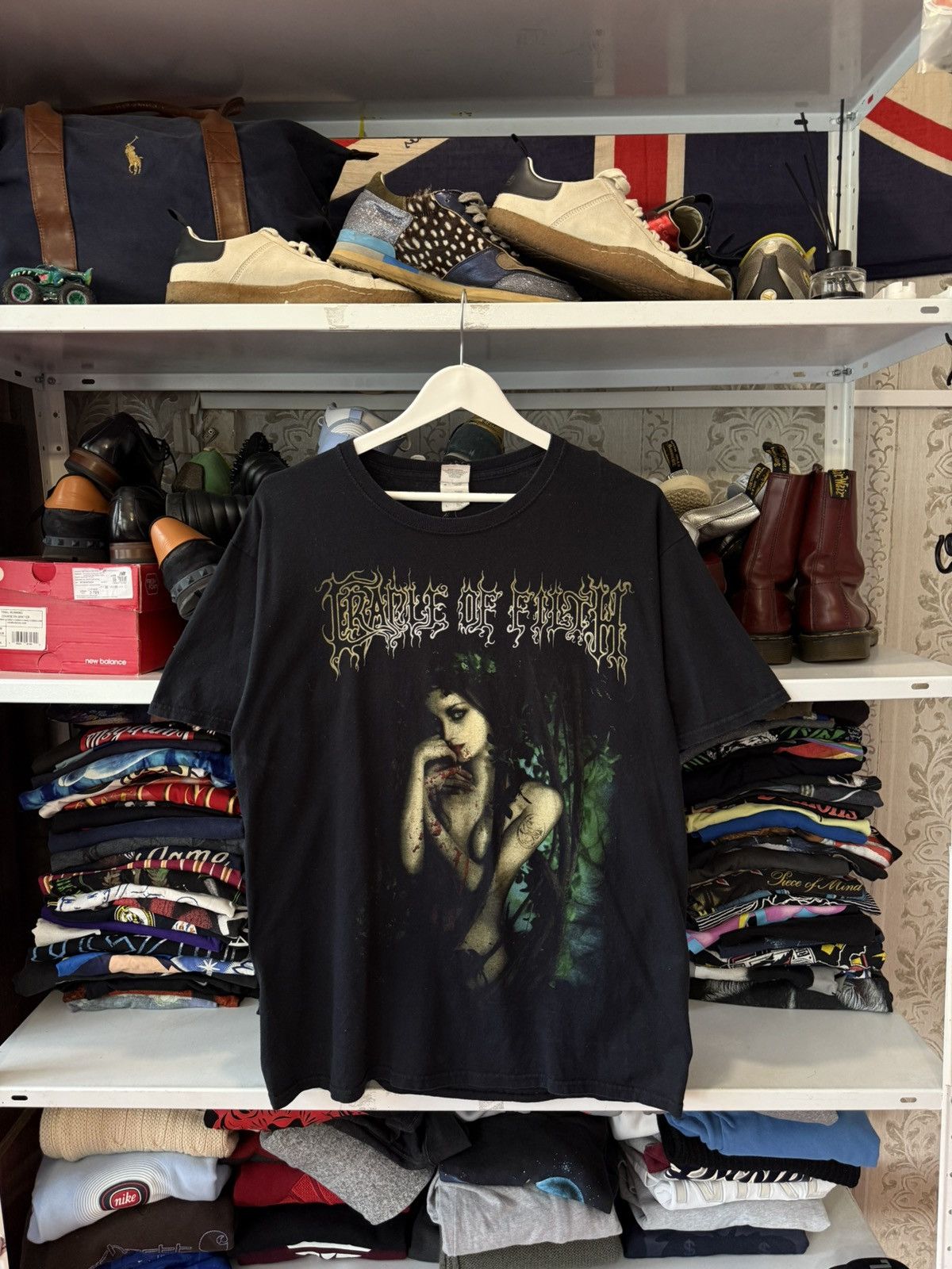 Band Tees Vintage Cradle Of Filth T Shirt King Of The Woods Rare Y2K Size US L / EU 52-54 / 3 - 5 Thumbnail