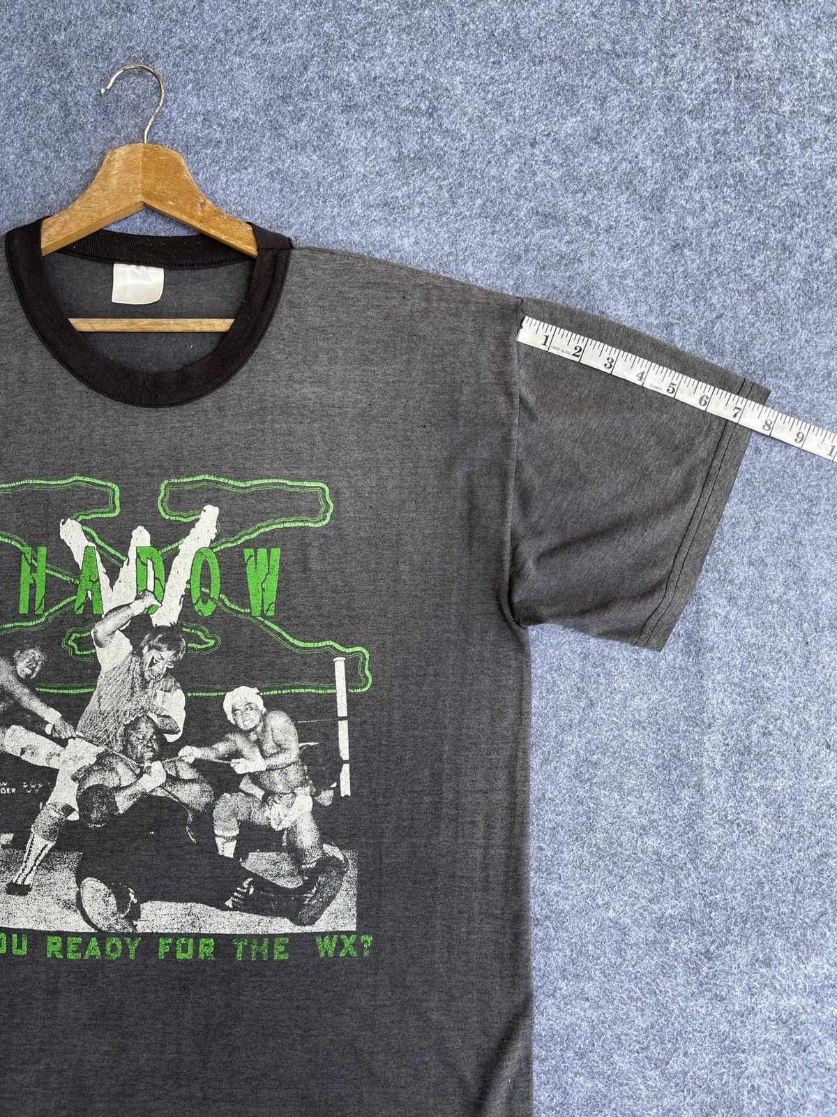 Vintage Rare🔥SUN Faded Vtg90s SHADOW WX Japan Wrestling T Shirt Size US XL / EU 56 / 4 - 14 Thumbnail