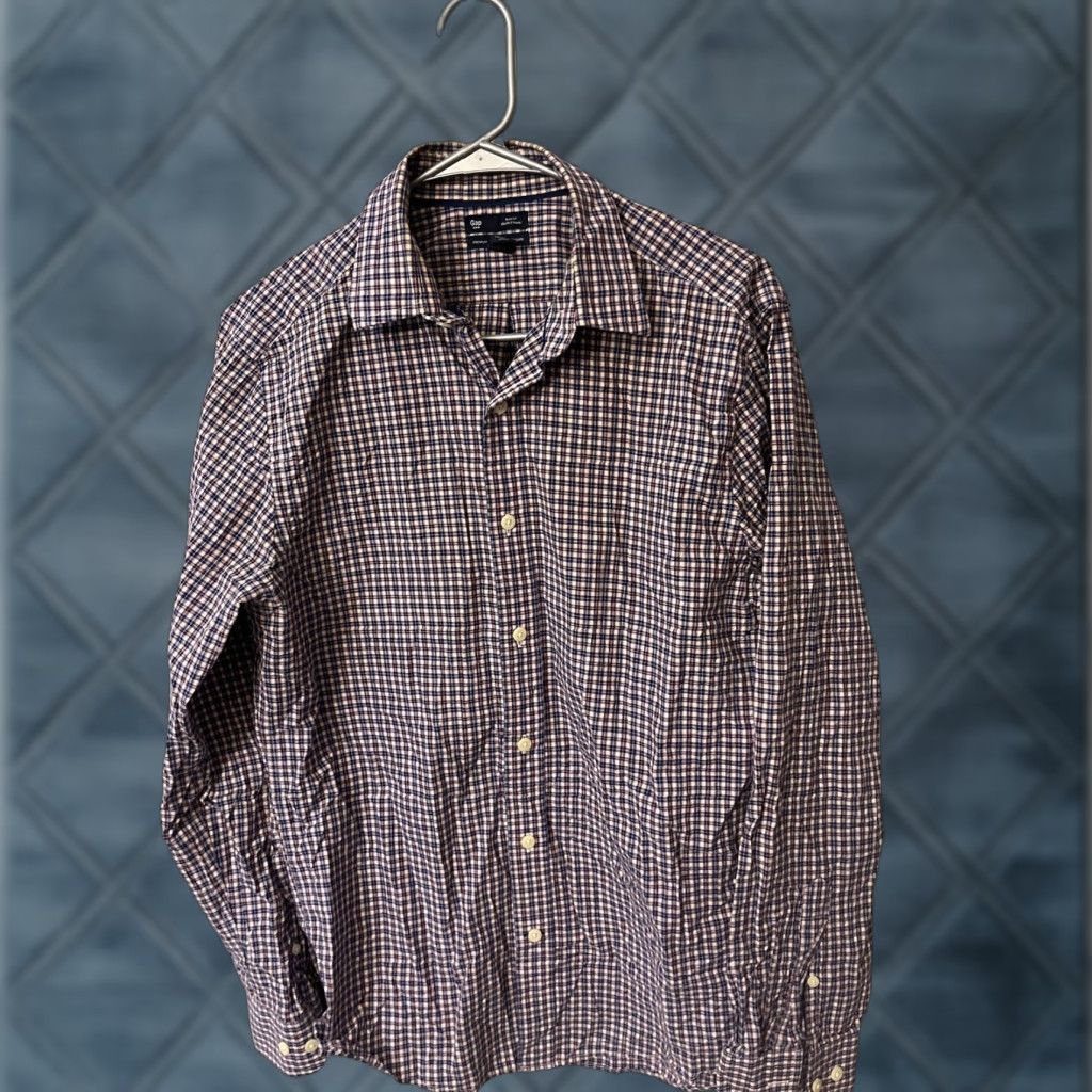 Gap Gap Button-Up Shirt Mens M Multicolor Plaid Slim Fit Long Sleeve Button-Down Collared Shirt Size US M / EU 48-50 / 2 - 1 Thumbnail