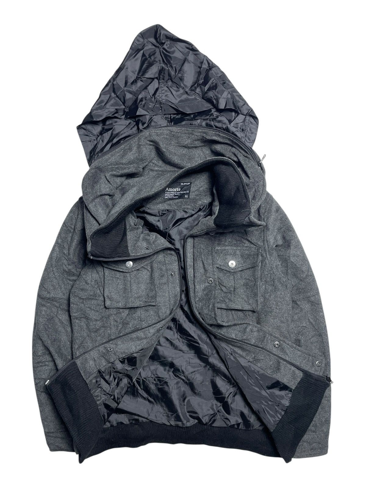 GOA 2000’s Amorte - Cyber Military Style Bono Jacket Size US M / EU 48-50 / 2 - 3 Thumbnail