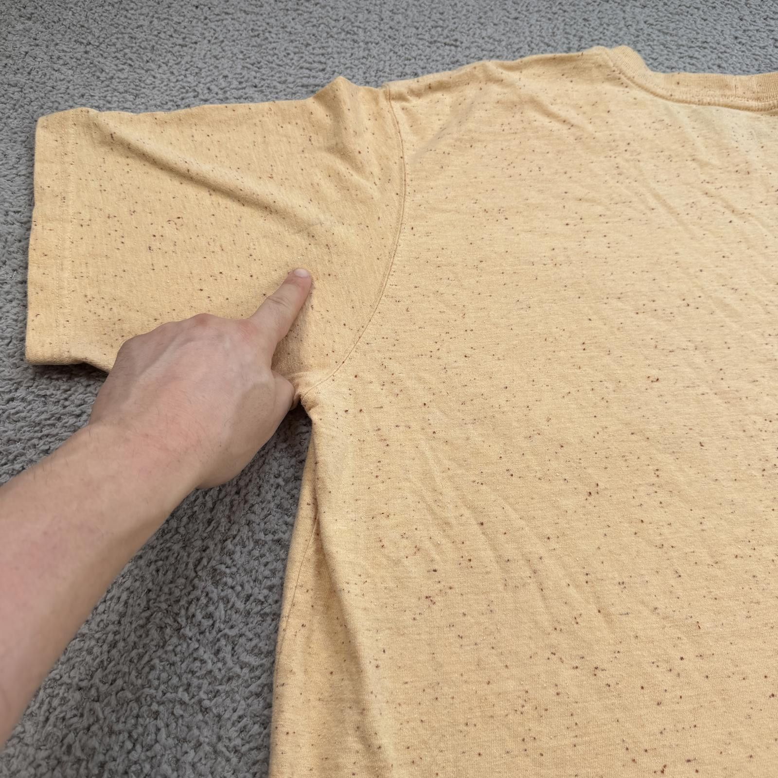 Carhartt Carhartt K87 Pocket T Shirt Yellow Speckled Loose Fit Men L Size US L / EU 52-54 / 3 - 8 Thumbnail