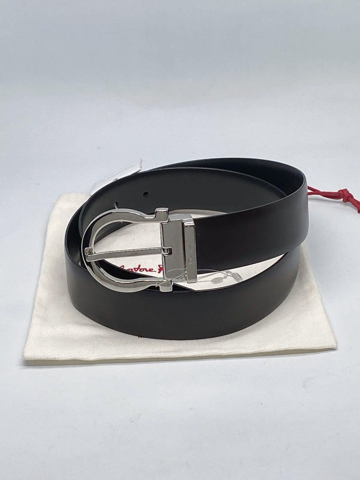 Salvatore Ferragamo Salvatore Ferragamo Reversible Leather Buckle Belt size 32 Grailed