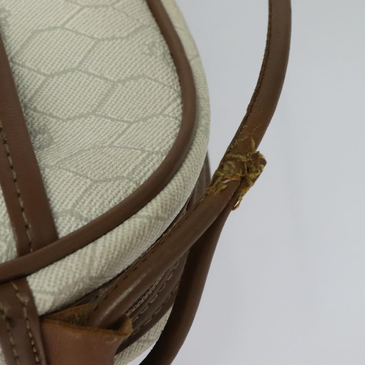 Dior DIOR Honeycomb Canvas Shoulder Bag Pvc White Size ONE SIZE - 9 Thumbnail