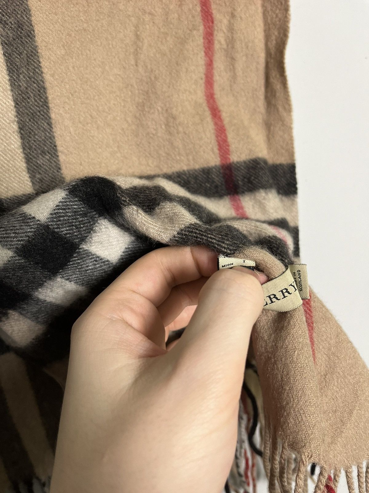 Burberry Burberry scarf cashmere Size ONE SIZE - 4 Thumbnail
