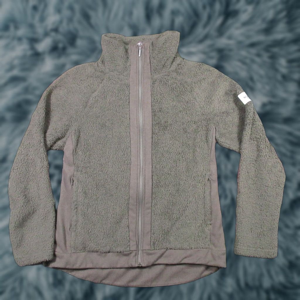 The North Face The North Face Sherpa Fleece Sweater Jacket Women M Taupe Full Zip High Neck Size M / US 6-8 / IT 42-44 - 1 Thumbnail