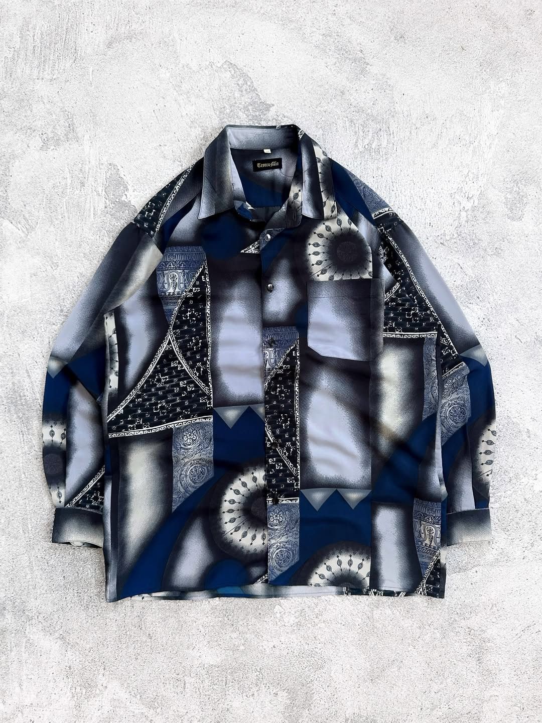 Other Cesoco Mio Vintage Pattern Long Sleeve Shirt Size US L / EU 52-54 / 3 - 1 Thumbnail