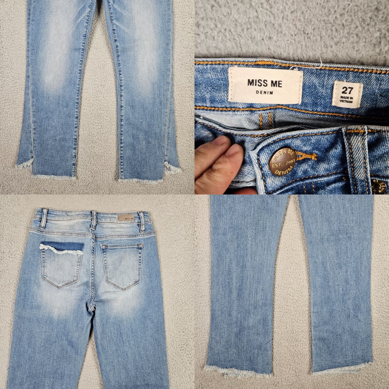 Miss Me Miss Me Denim High-Rise Crop Boot Women's blue Casual Jeans Size 27 Size 27" / US 4 / IT 40 - 8 Thumbnail