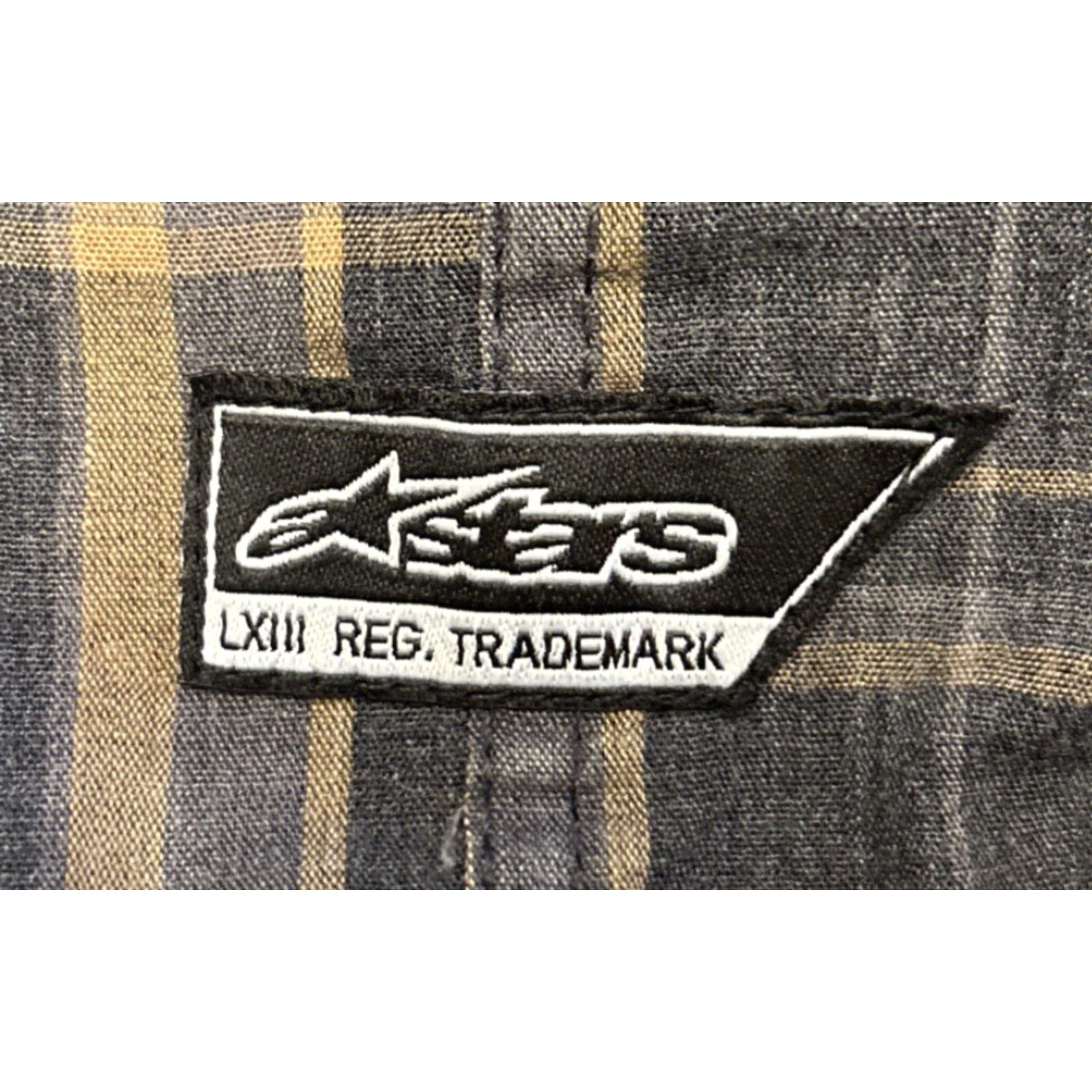 Alpinestars Alpinestars Shirt Mens 2XL Plaid L/S Button Up Black Brown Multicolor Cotton Pocketed Regular Collar Size US XXL / EU 58 / 5 - 4 Thumbnail
