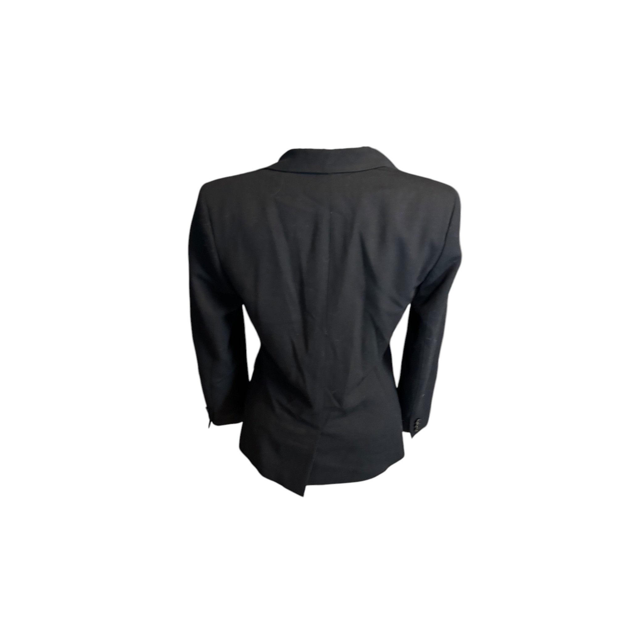 Other Ann Taylor Loft Womens Black Wool Blazer Size 4 Size S / US 4 / IT 40 - 3 Thumbnail