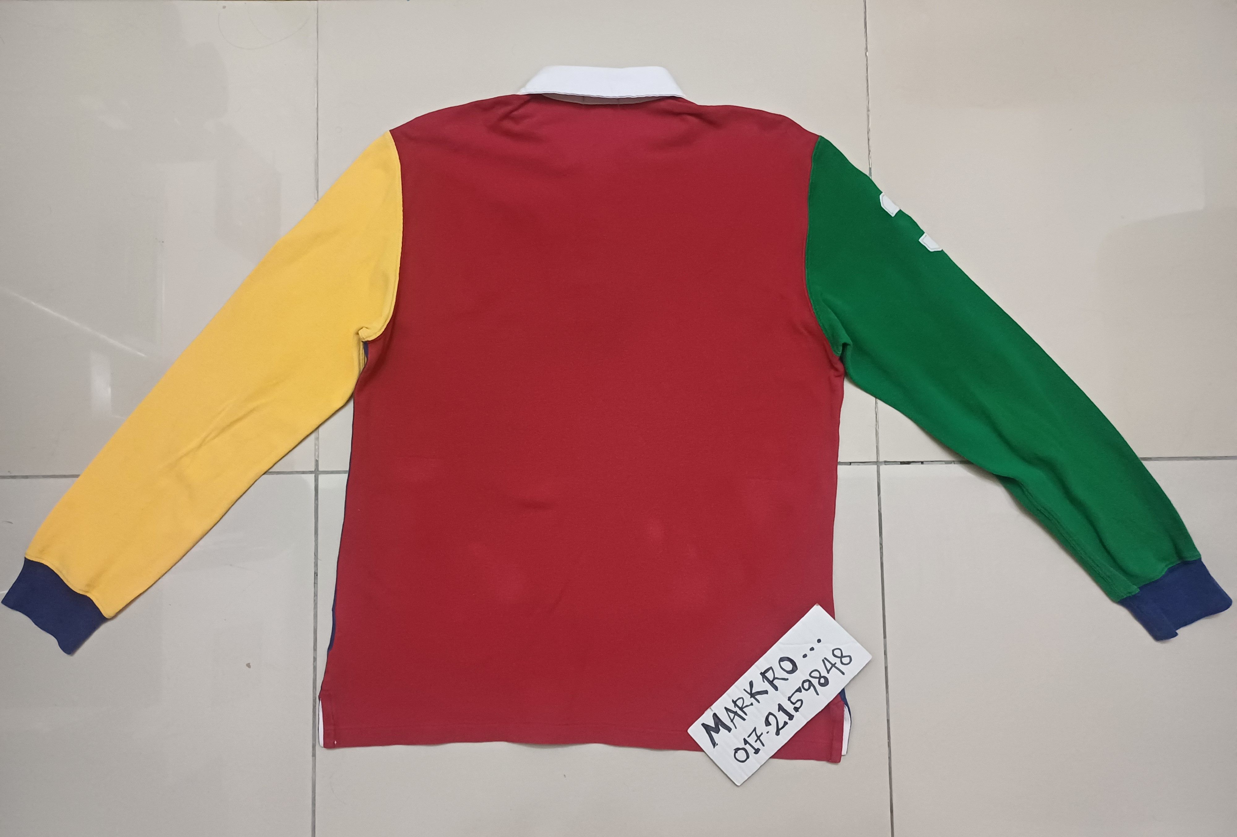 Designer × Polo Ralph Lauren × Rugby Ralph Lauren Nice block colour polo no. 3 rugby design 🔥🔥🔥 Size US S / EU 44-46 / 1 - 2 Thumbnail