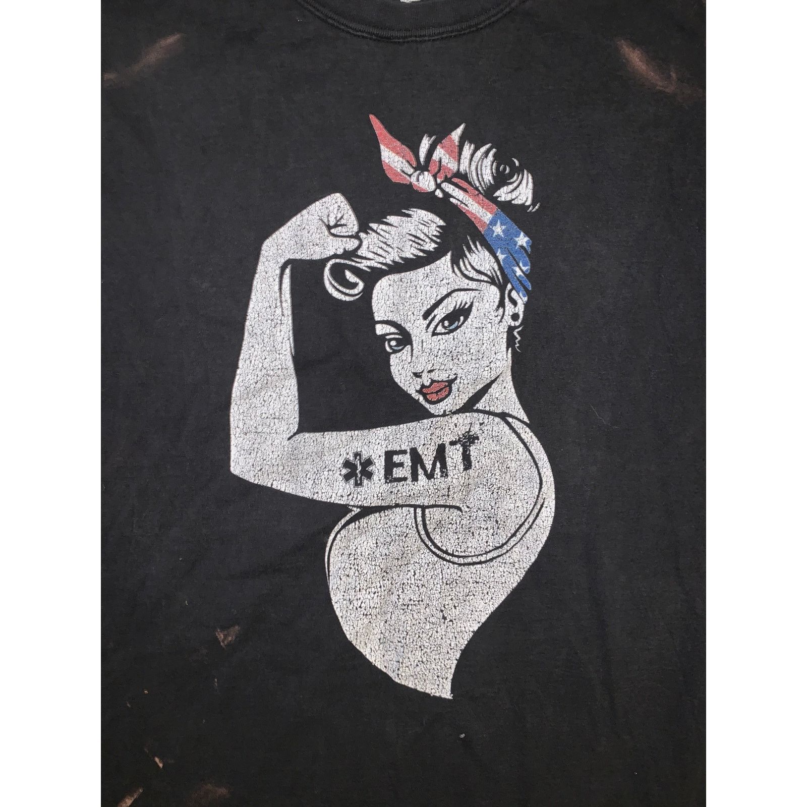 Other Rosie The Riveter EMT T Shirt First Responder Graphic Tee XL Size XXL / US 16-18 / IT 52-54 - 2 Thumbnail