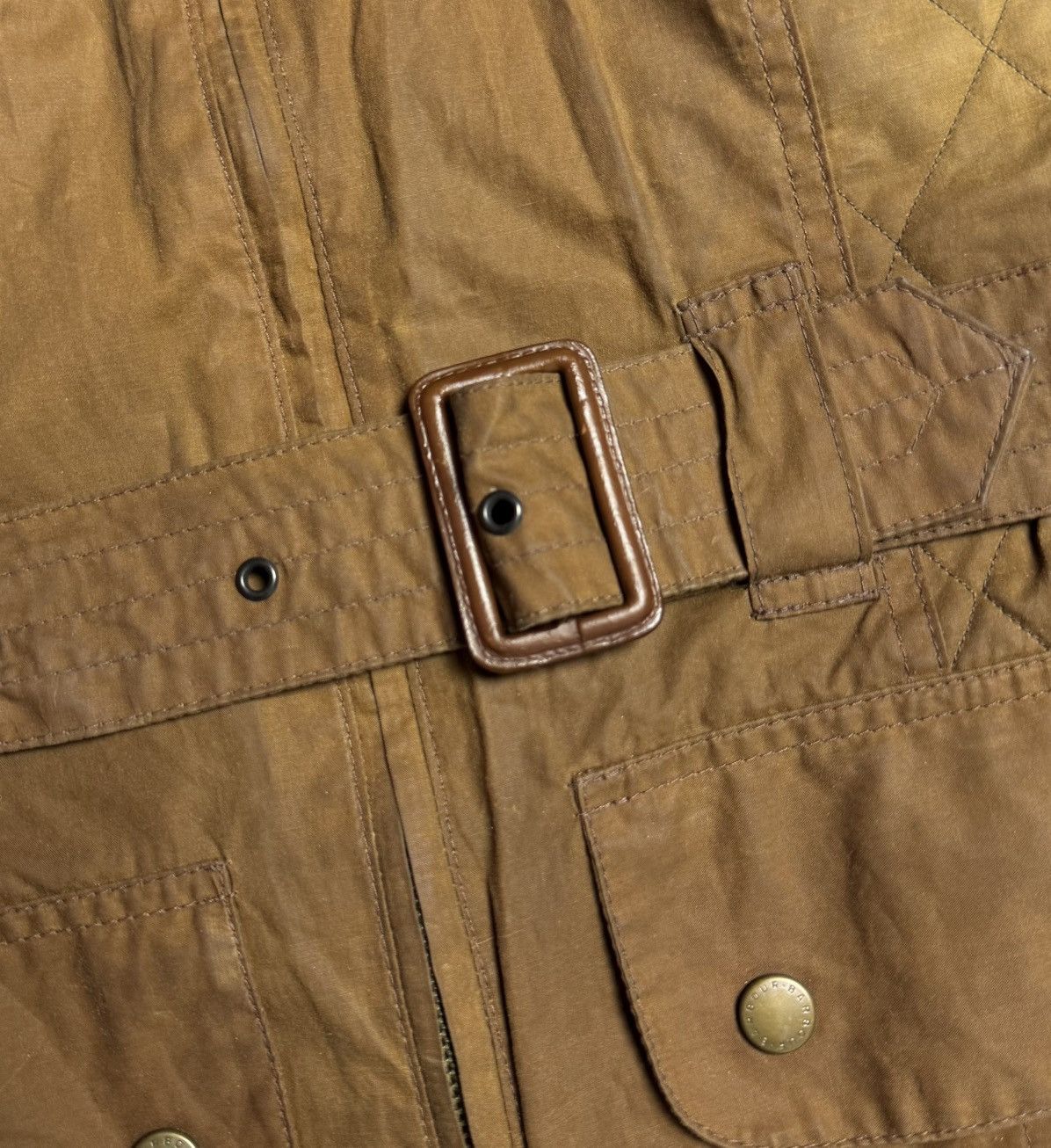 Barbour Barbour International Flyweight Biker Wax Cotton Jacket Size M / US 6-8 / IT 42-44 - 6 Thumbnail