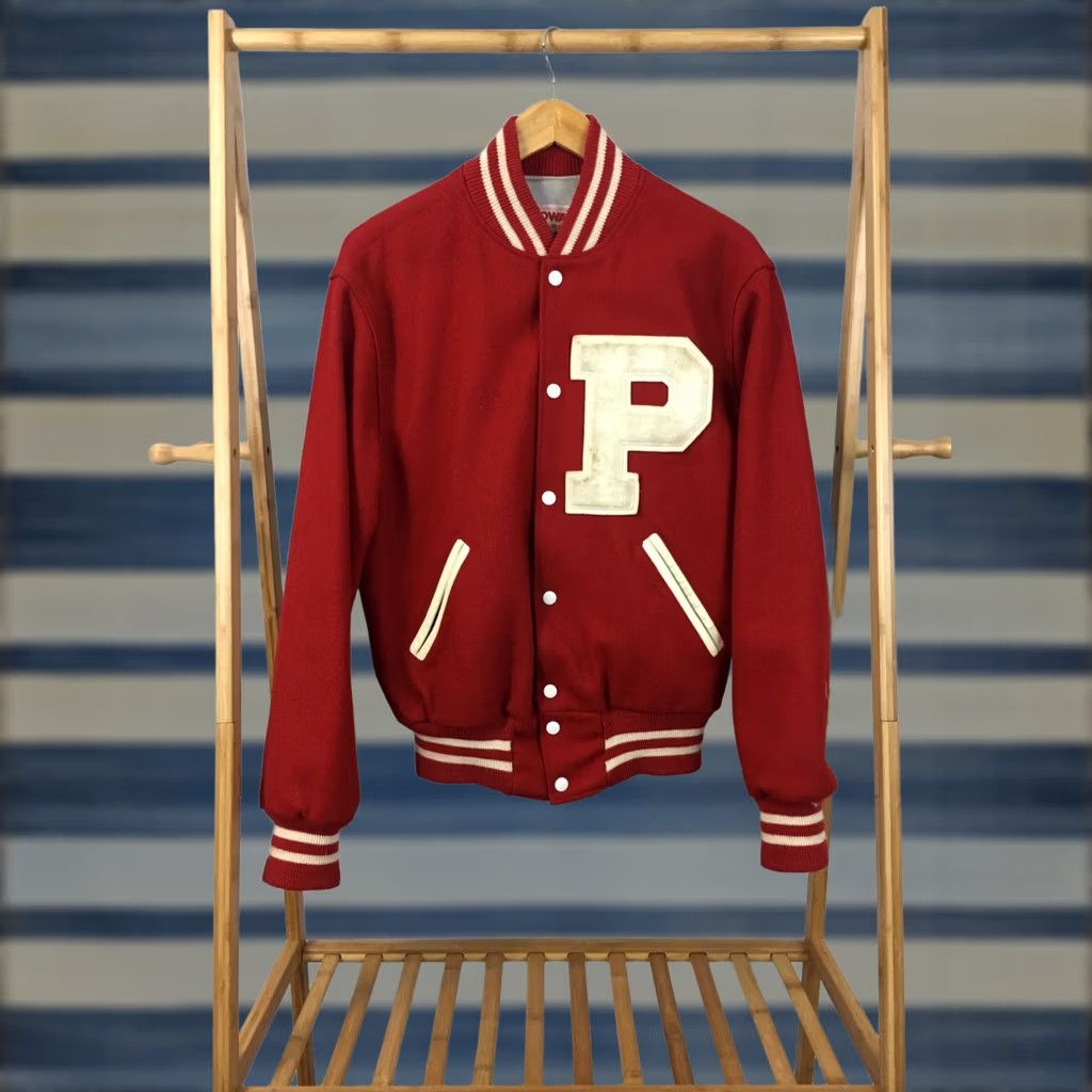 Holloway VINTAGE Holloway Walter Hines Page High School Varsity Jacket M Red White Mens Size US M / EU 48-50 / 2 - 1 Thumbnail