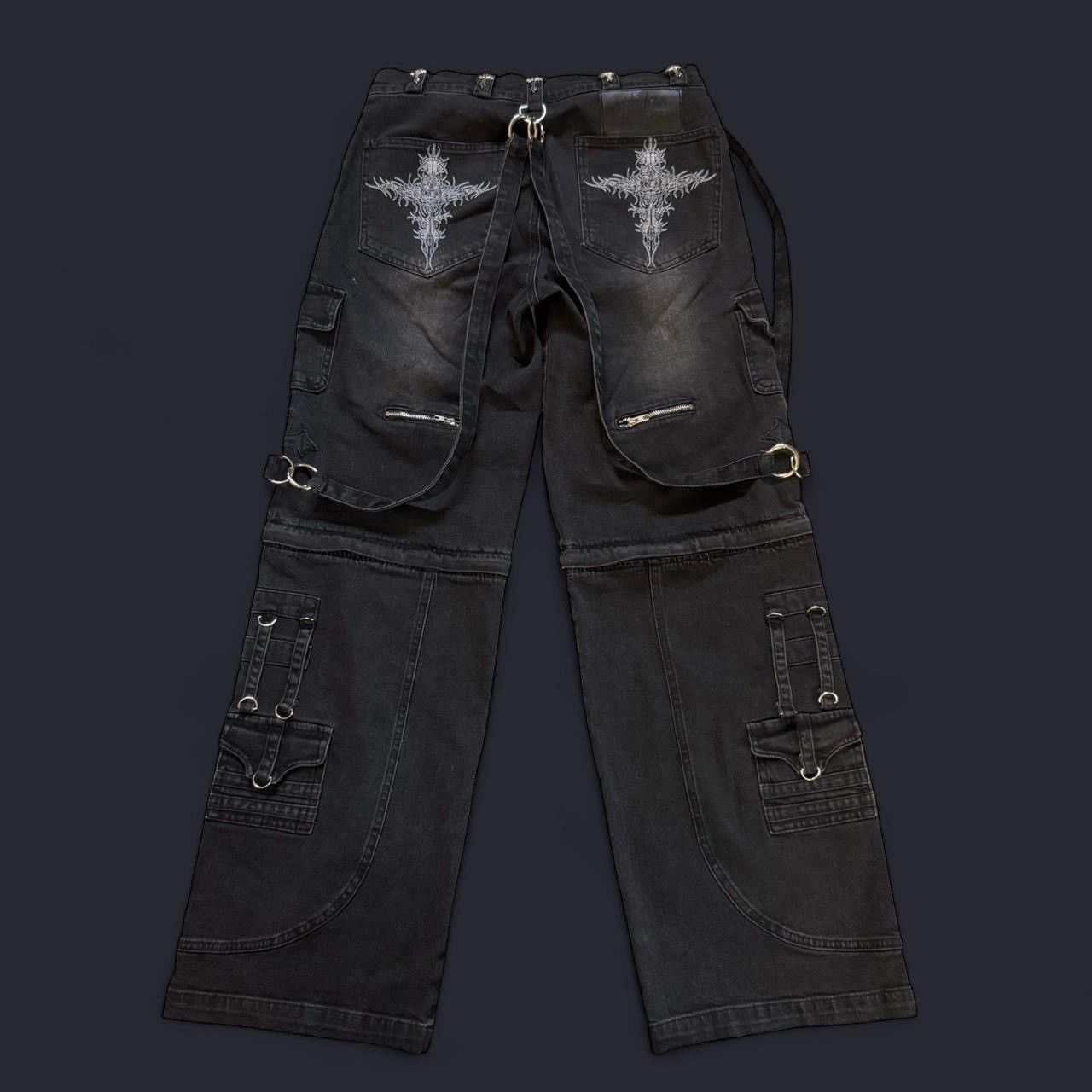 Other Vengance Studio's 001 Vanished Raver Jeans Size US 30 / EU 46 - 2 Thumbnail