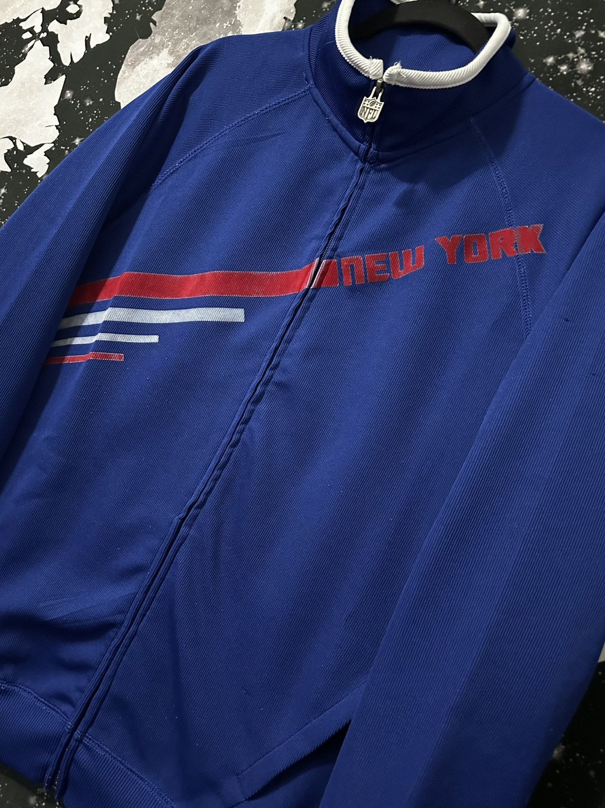 Pro Line New York Giants Pro Line Track Jacket Size US XL / EU 56 / 4 - 2 Thumbnail