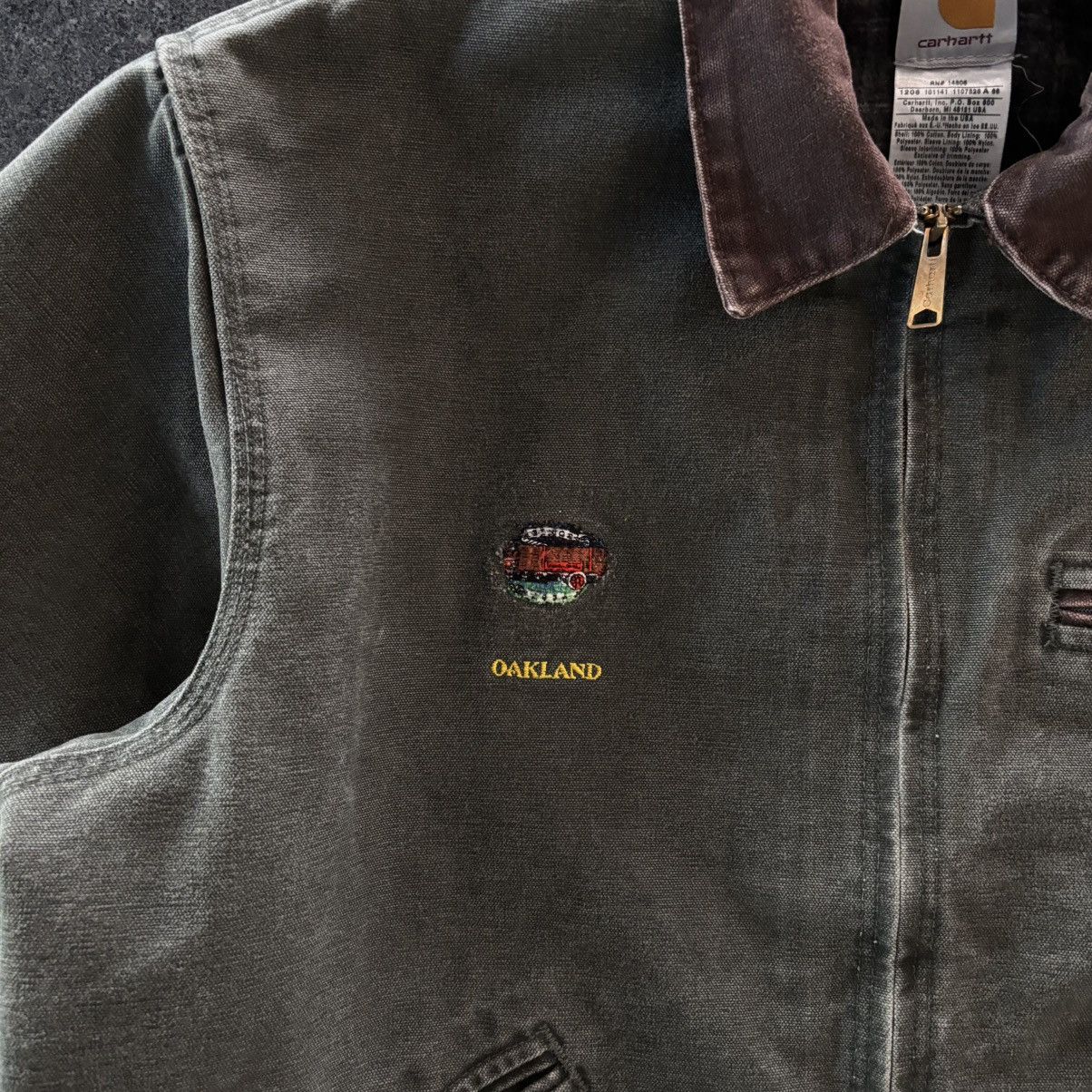 Carhartt 📦 SOLD 📦 Carhartt Detroit Jacket J97 MOS Size US L / EU 52-54 / 3 - 6 Thumbnail