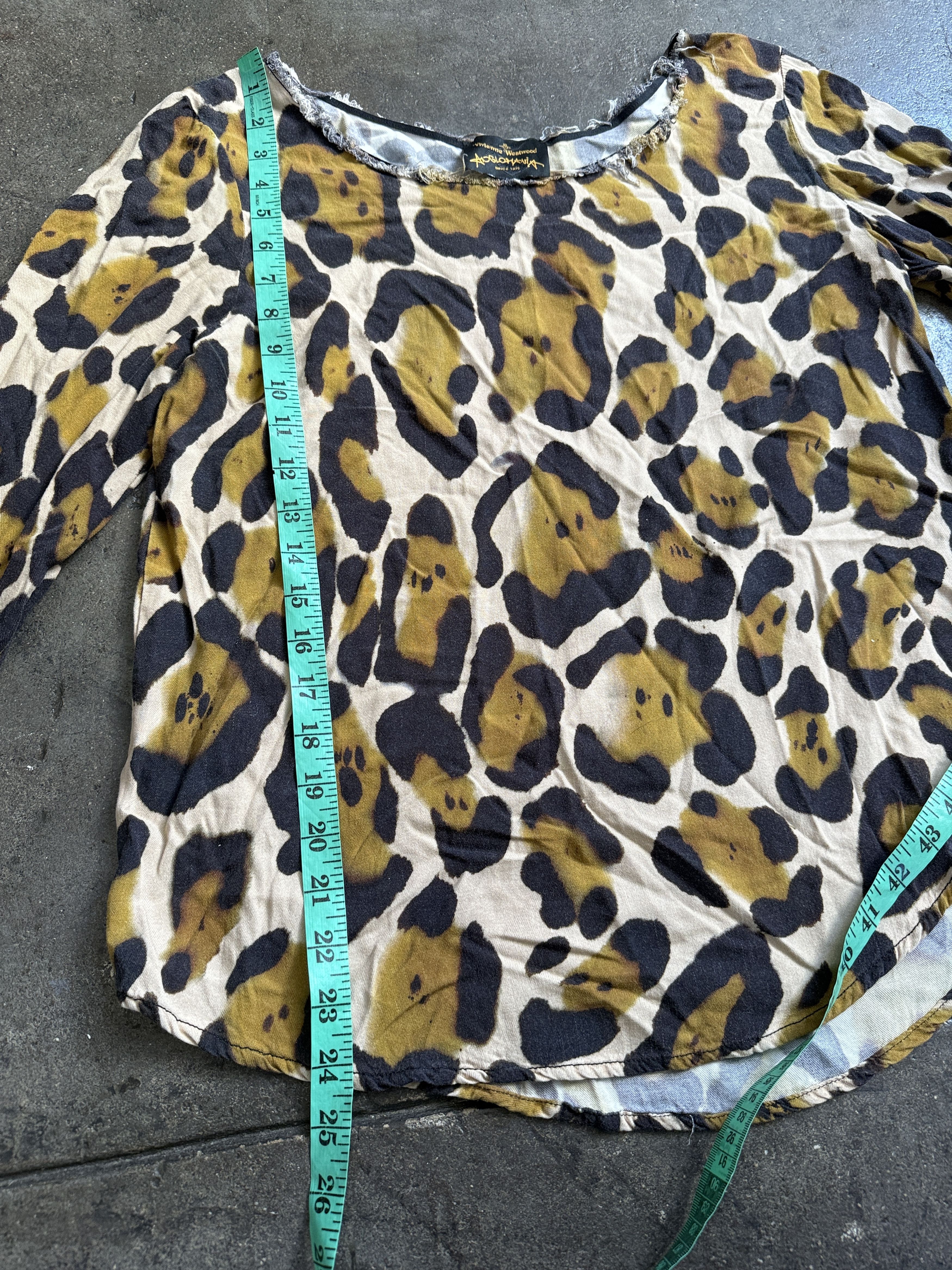 Vivienne Westwood Anglomania 2017 Viscose Leopard Longsleeve Shirt Size M / US 6-8 / IT 42-44 - 7 Thumbnail