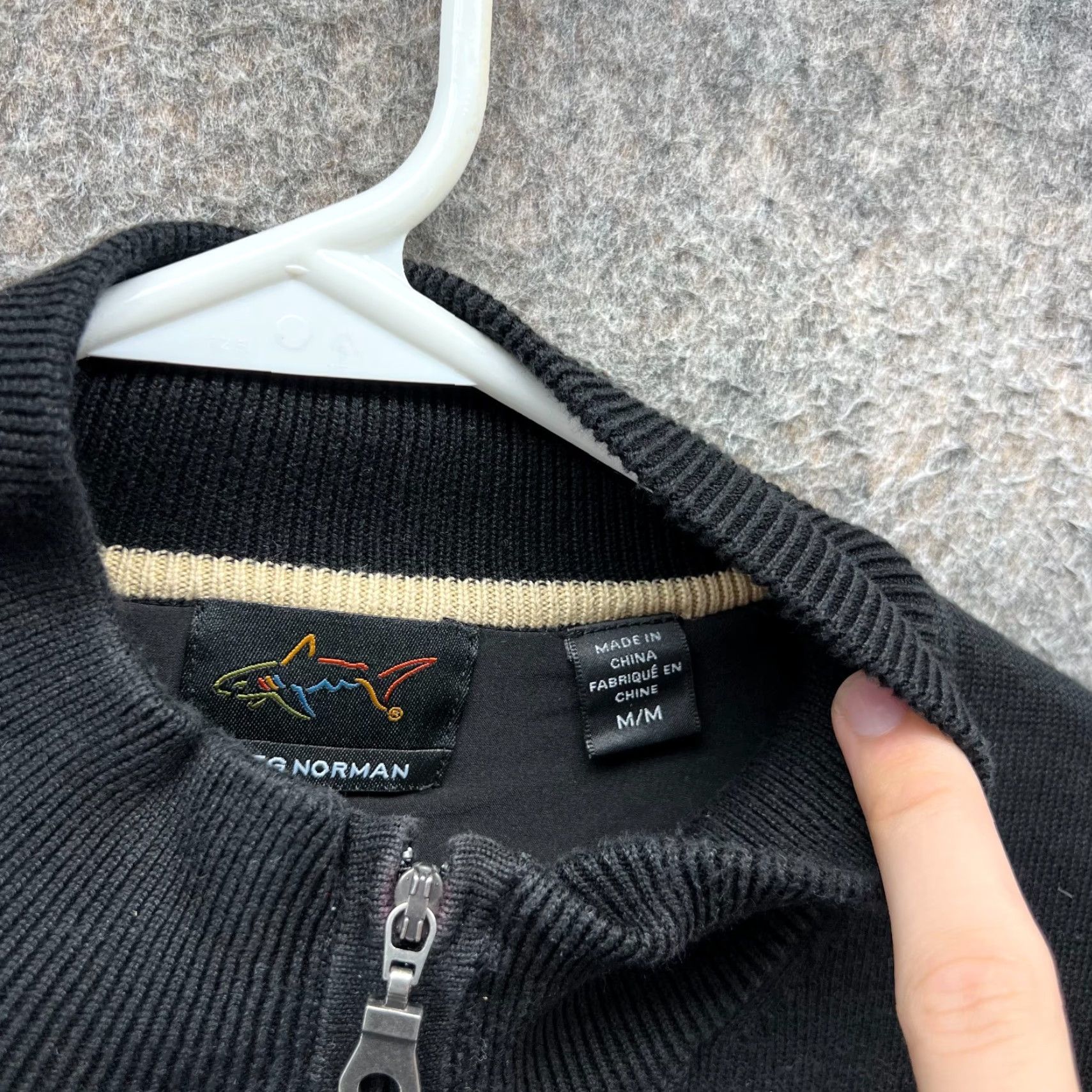 Vintage VINTAGE Greg Norman Pullover Mens M Black 1/4 Zip Sweatshirt Augusta National Golf Shirt Sweater Logo All Seasons Mens Size US M / EU 48-50 / 2 - 6 Thumbnail