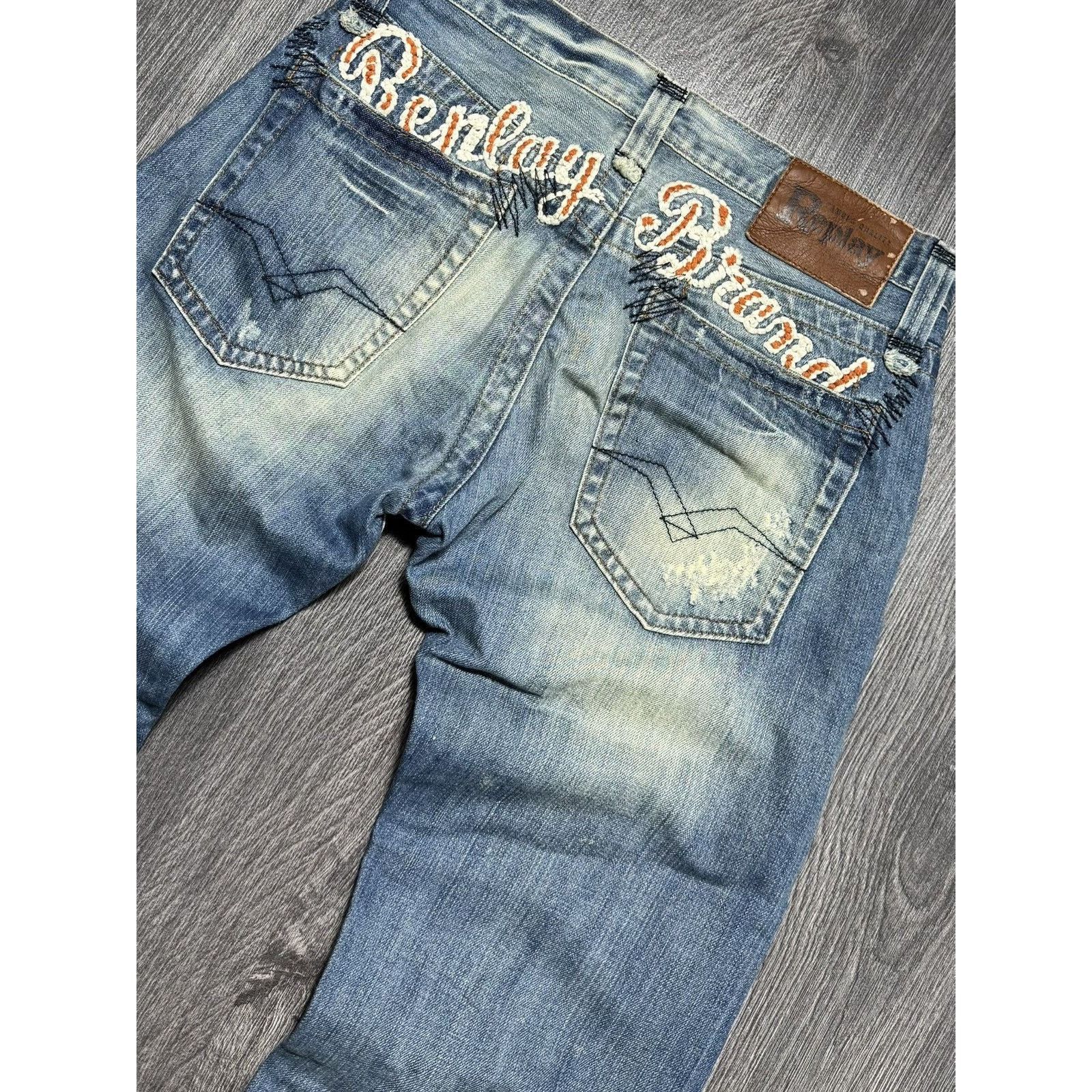 Japanese Brand × Replay Y2K Replay Embroidered Spellout Denim Pants Size US 29 - 9 Thumbnail