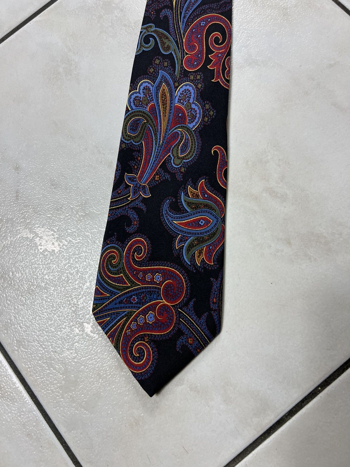 Ralph Lauren Ralph Lauren silk tie luxury floral psychedelic patterned Size ONE SIZE - 3 Thumbnail