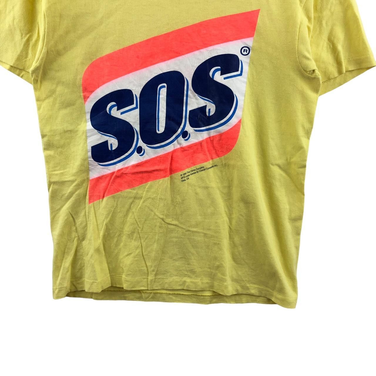 Vintage Vintage 1995 AMERICAN S.O.S SOS Clorox Ads Logo Tee Shirt Size US S / EU 44-46 / 1 - 4 Thumbnail