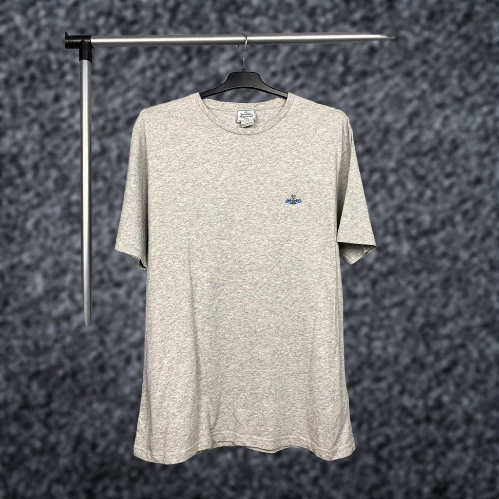 Vivienne Westwood Vivienne Westwood Mens Crew Neck T-Shirt XL Gray Size US XL / EU 56 / 4 - 1 Thumbnail