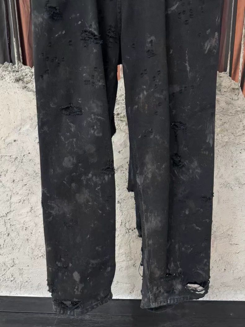 Balenciaga Balenciaga size xs Erosion tear damage jeans 2503-Nextarro Size US 28 / EU 44 - 4 Thumbnail