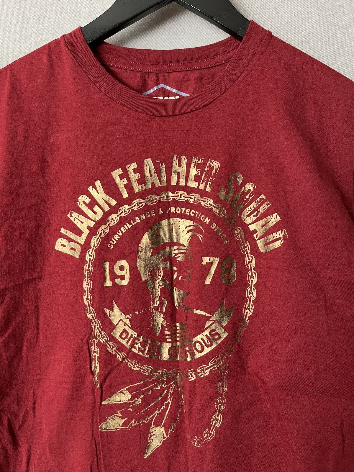 Diesel Diesel Black Feather Squad Zyzz T-shirt Size US L / EU 52-54 / 3 - 3 Thumbnail
