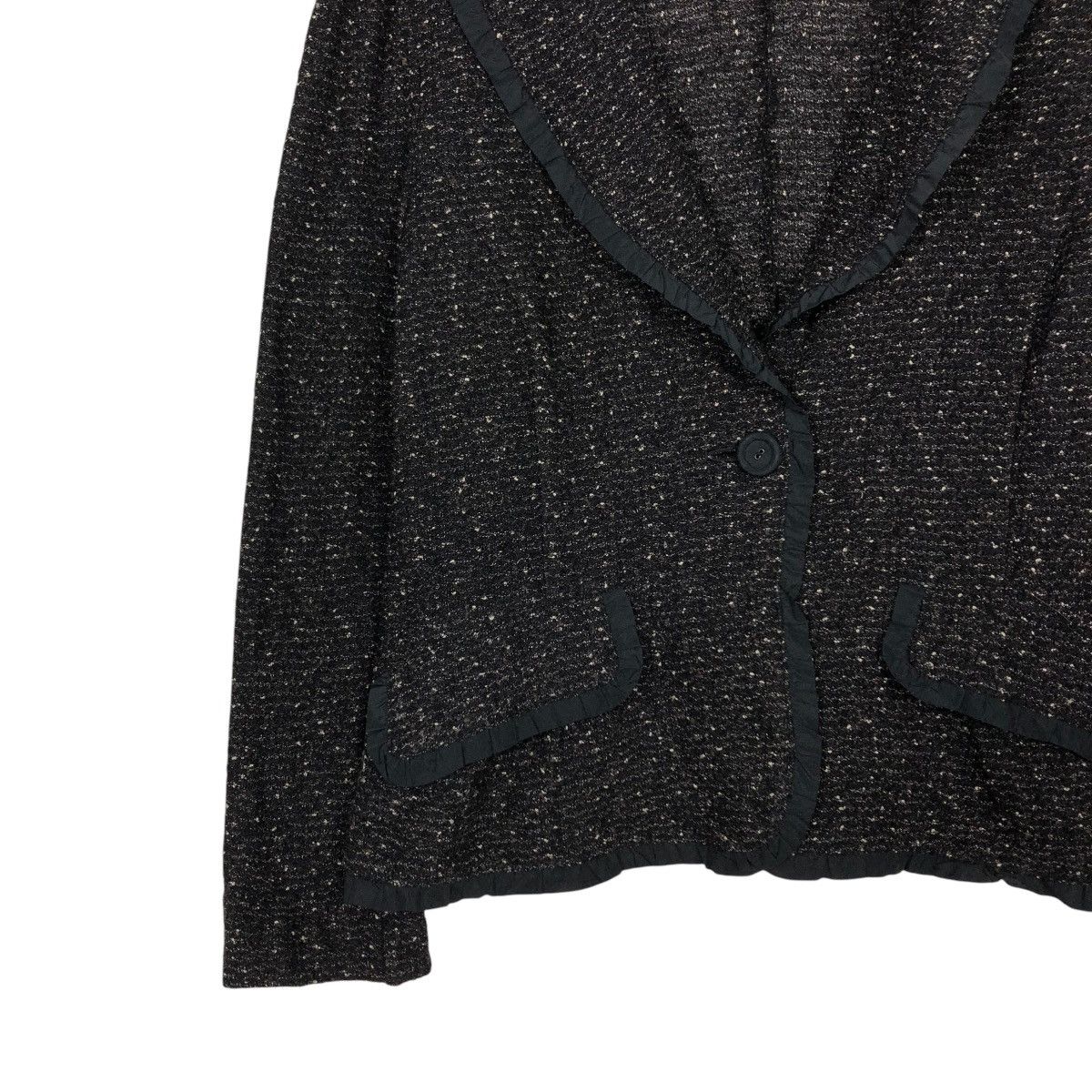 Hiroko Koshino Homme 🔥VINTAGE TWEED JACKET HIROKO KOSHINO Size M / US 6-8 / IT 42-44 - 6 Thumbnail
