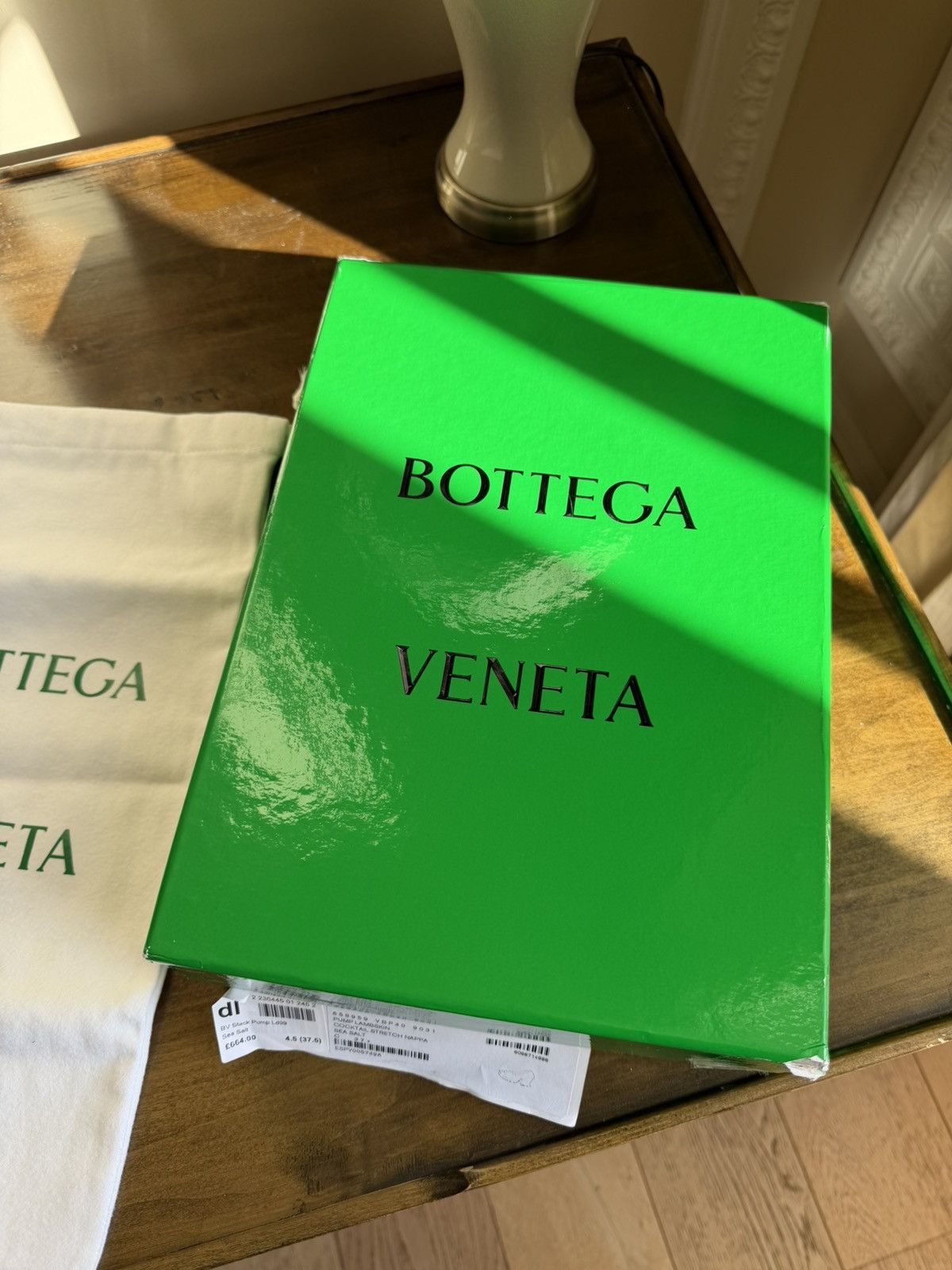 Bottega Veneta Bottega Veneta Lambskin Leather Pumps Size US 7 / IT 37 - 9 Thumbnail