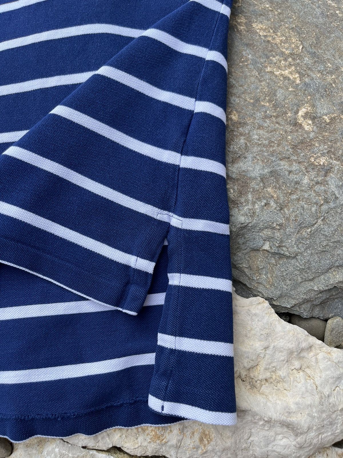 Polo Ralph Lauren × Ralph Lauren Polo Ralph Lauren striped tee t-shirt y2k chest small pony Size US L / EU 52-54 / 3 - 14 Thumbnail