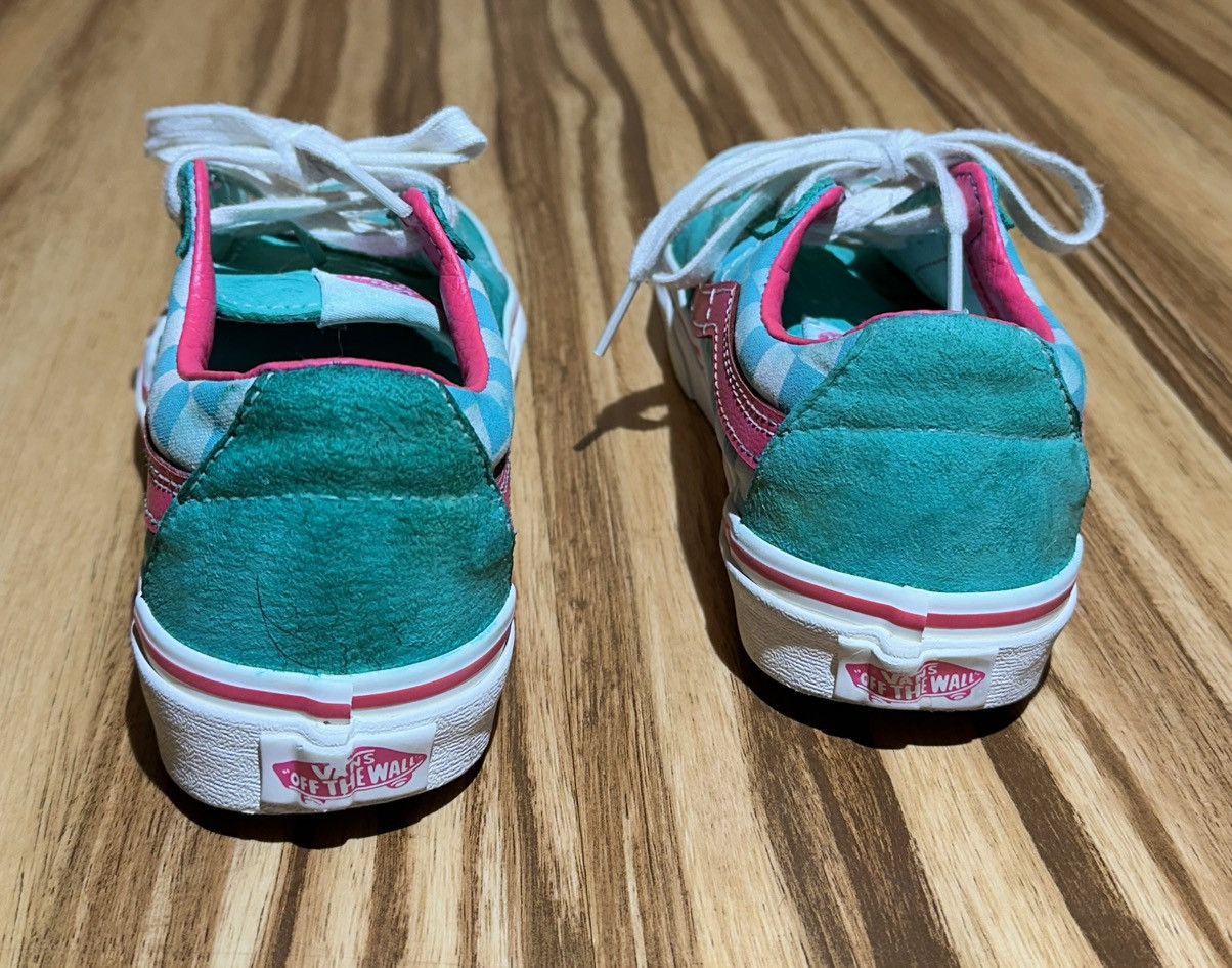 Vans Mint and Pink Sneakers Size 6 Size US 6 / IT 36 - 3 Thumbnail