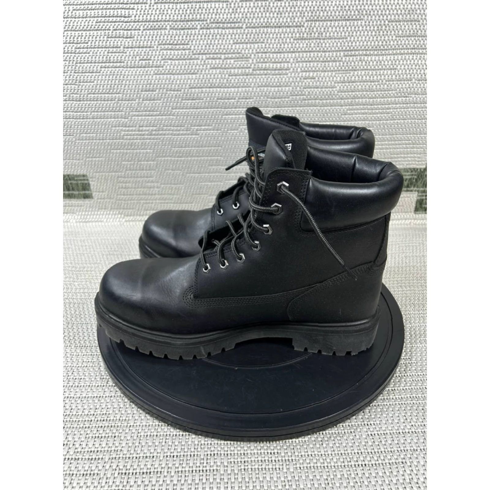 Timberland Timberland PRO Boots Mens Size 14 Wide Direct Attach Soft Toe Work Black Leather Pro Direct Attach 6" Boots Mens Size US 14 / EU 47 - 4 Thumbnail