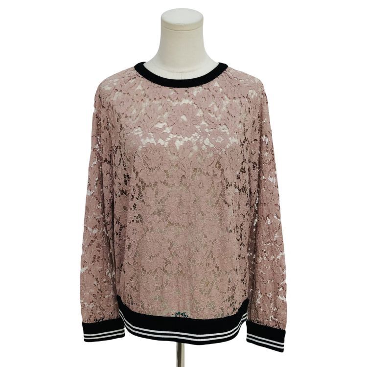 Valentino Valentino Lace Long Sleeve Top Size M Size M / US 6-8 / IT 42-44 - 1 Thumbnail