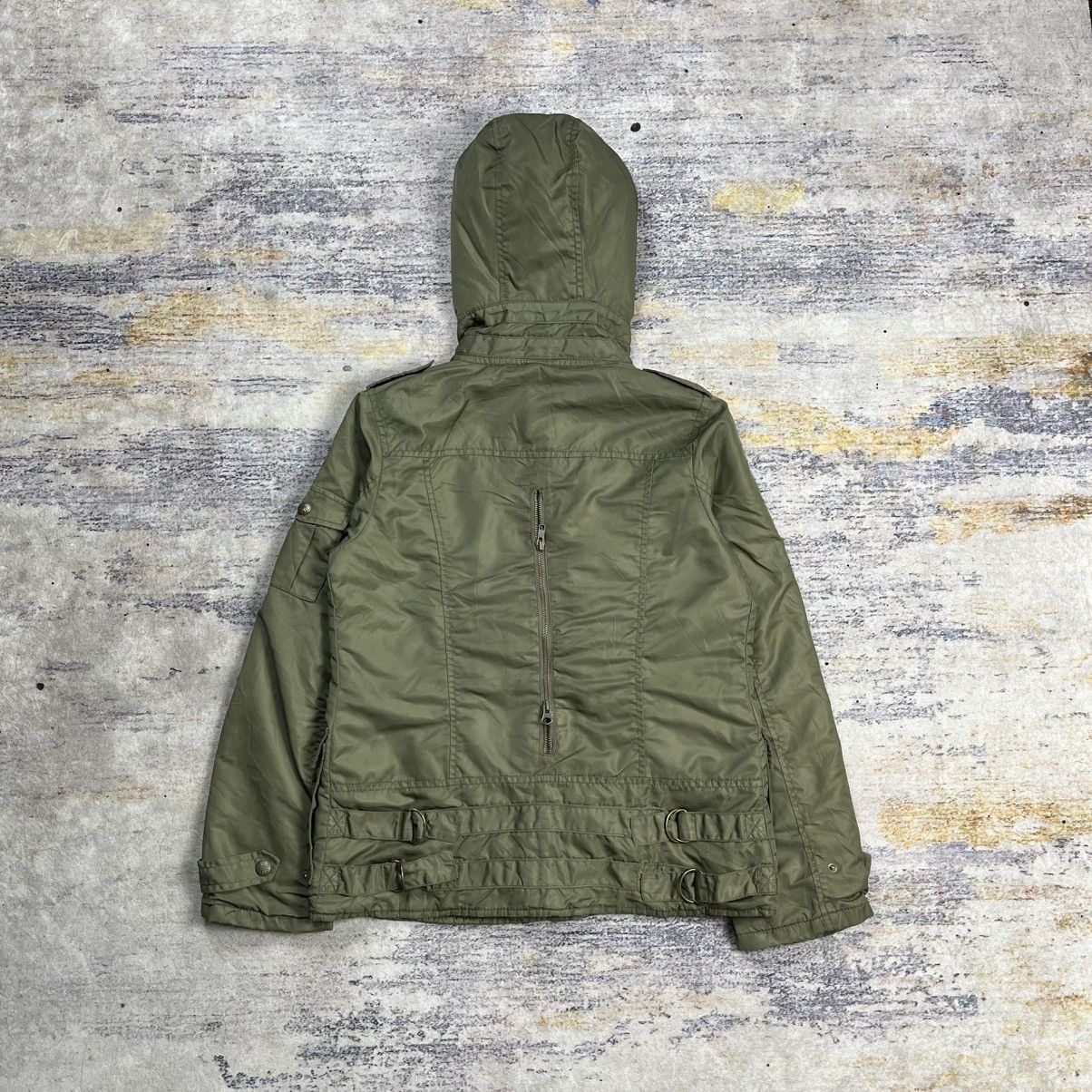 Le Grande Bleu (L.G.B.) Sly fur hoodie multi pocket clasp fireman jacket Size US M / EU 48-50 / 2 - 2 Thumbnail