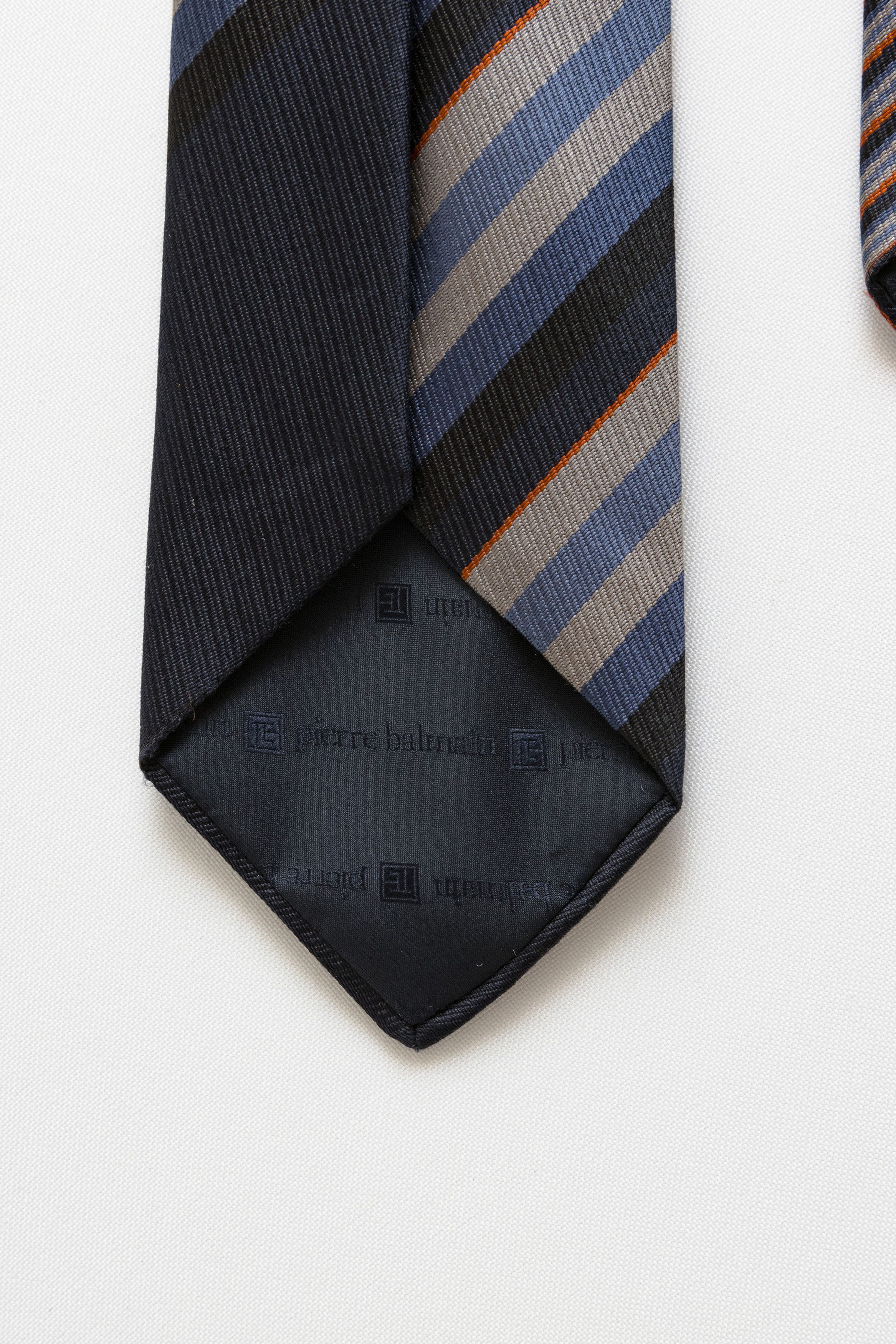 Pierre Balmain PIERRE BALMAIN Tie 100% silk necktie retro silk tie 060 Size ONE SIZE - 8 Thumbnail