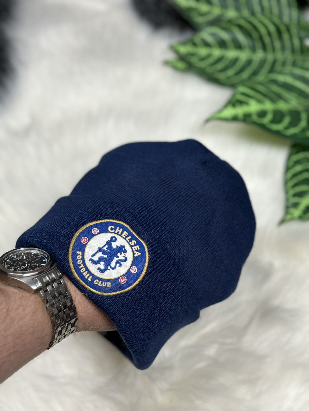 Chelsea Soccer × Vintage Chelsea Hat Football Vintage Size ONE SIZE - 5 Thumbnail