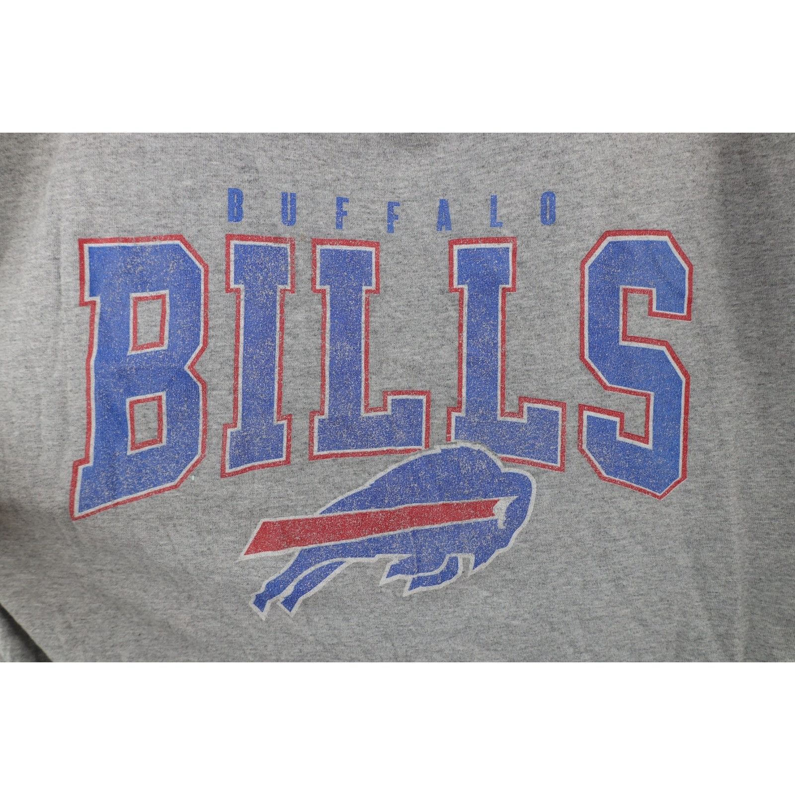 Vintage Retro Distressed Spell Out Buffalo Bills Football T-Shirt Size US XL / EU 56 / 4 - 4 Thumbnail