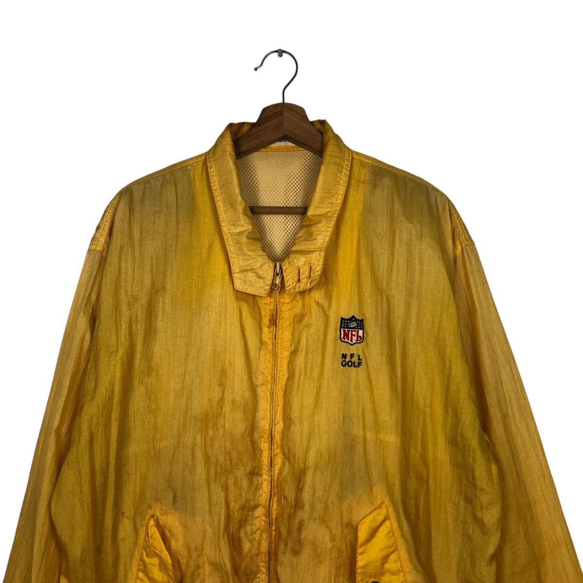 Japanese Brand × NFL × Vintage 📌Vintage Bomber Jacket Rich Yellow NFL Golf Size US L / EU 52-54 / 3 - 4 Thumbnail