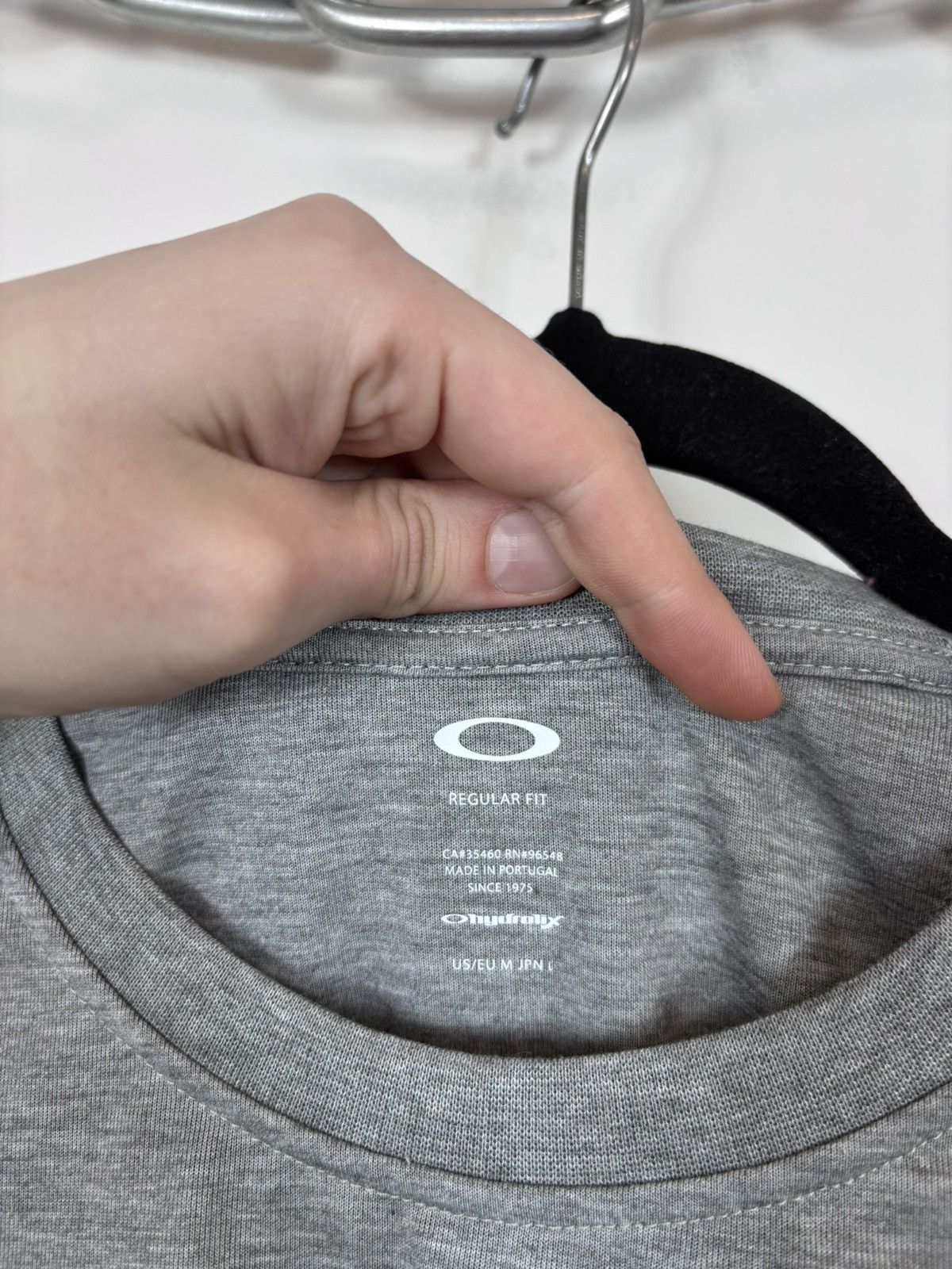 Oakley Oakley Gray Melange NWT Texas USA T-Shirt Tee Men’s Big Logo Size US M / EU 48-50 / 2 - 11 Thumbnail