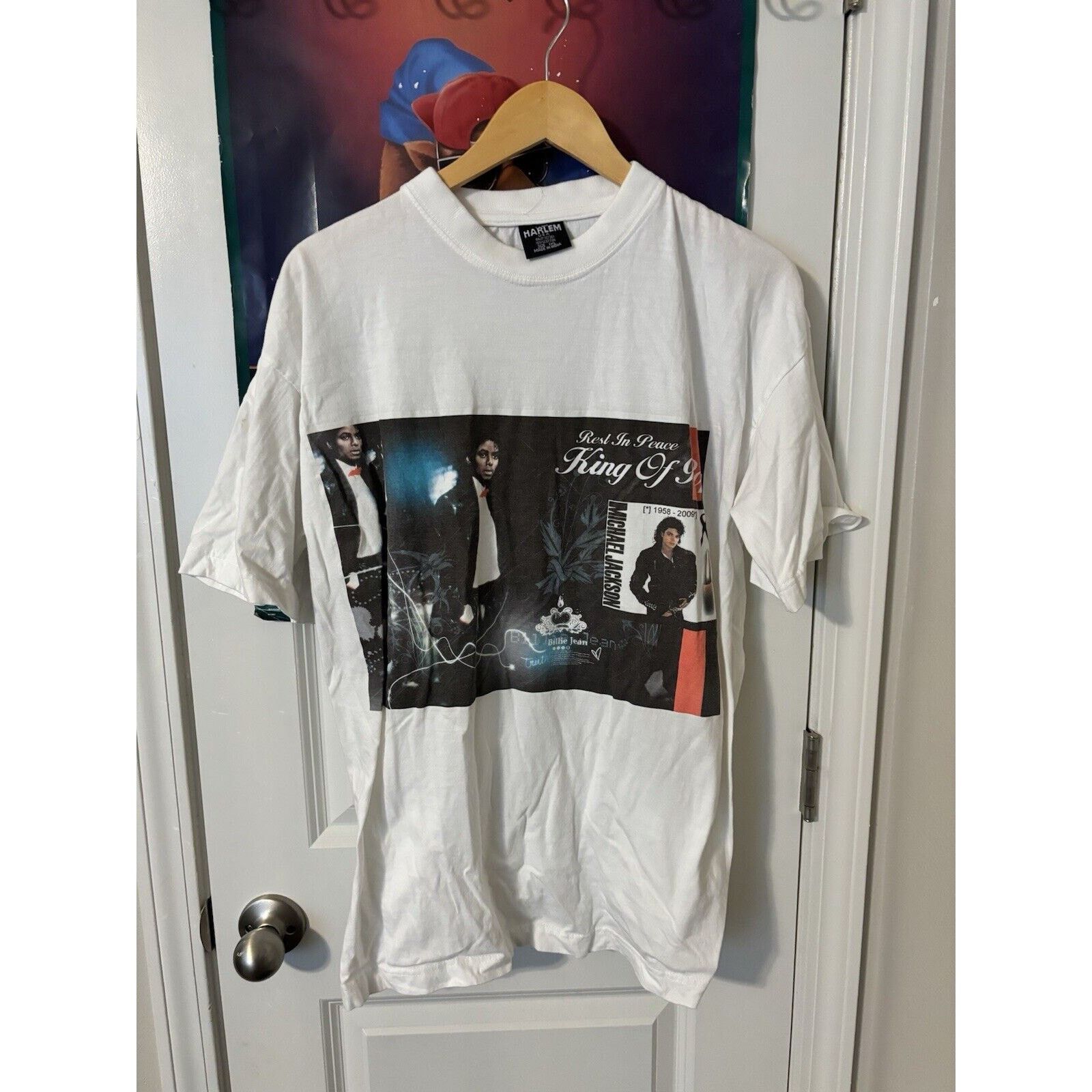 Michael Jackson vintage king of pop michael jackson white shirt size 1xl Size US XL / EU 56 / 4 - 1 Thumbnail